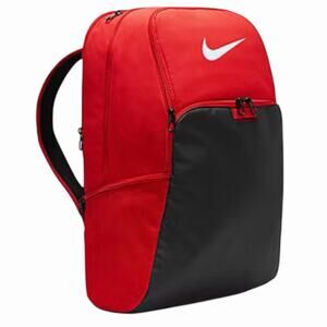 Nike Brasilia Brand New Training Travel Backpack 30L XL - Black/Red DM3975-657
